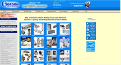 Desktop Screenshot of gordonelectricsupply.com